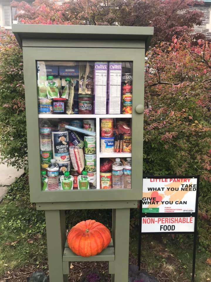 free little food pantry kiosk
