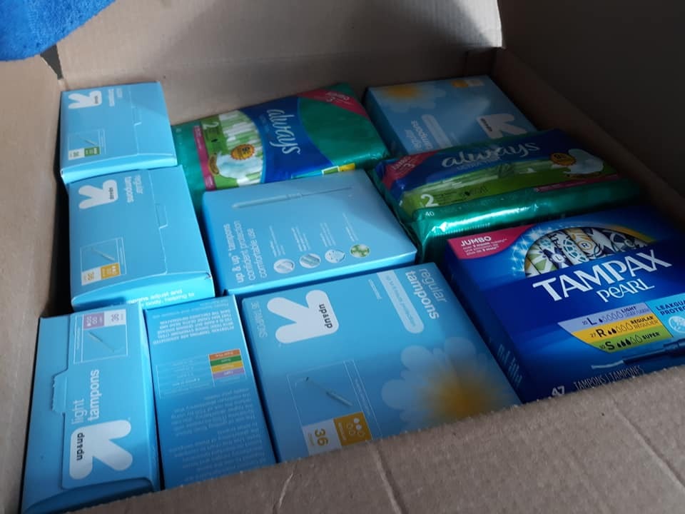 aisle 7 menstrual products distribution